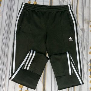 Green authentic adidas women’s superstar track pants